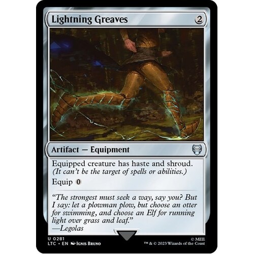 Lightning Greaves - LTC