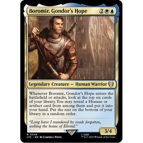Boromir, Gondor's Hope FOIL - LTC