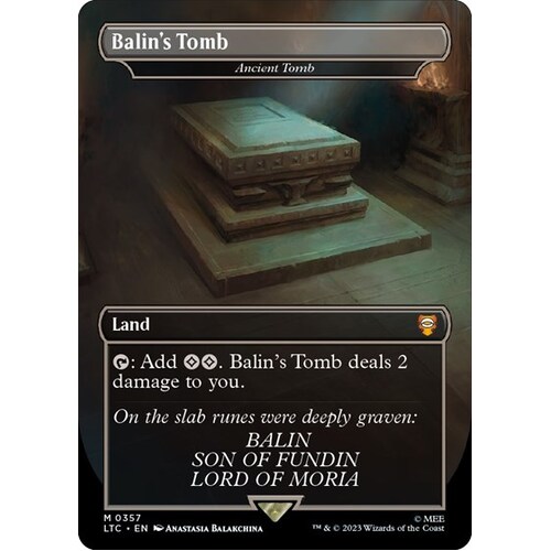 Balin's Tomb - Ancient Tomb FOIL - LTC