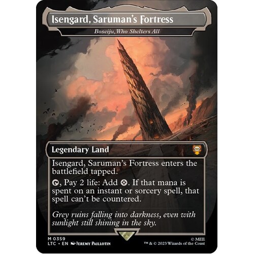 Isengard, Saruman's Fortress - Boseiju, Who Shelters All FOIL - LTC