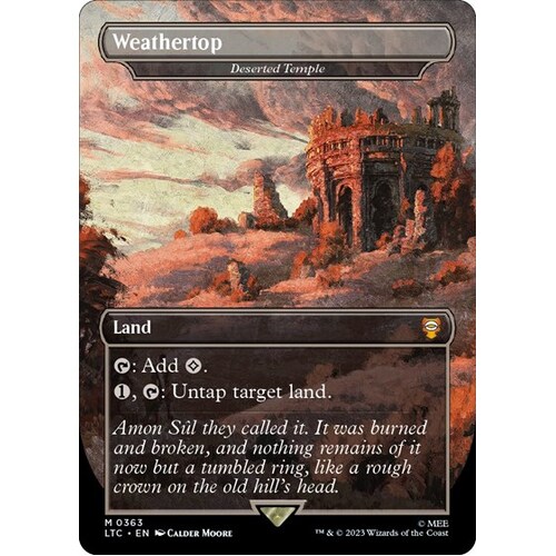 Weathertop - Deserted Temple FOIL - LTC