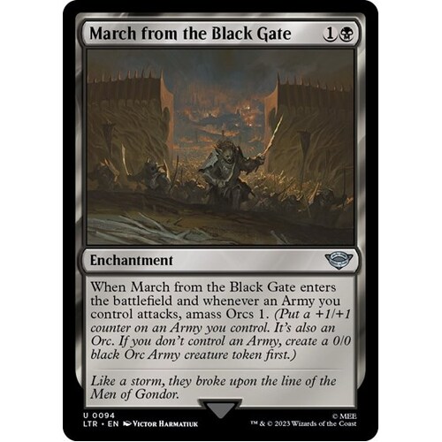 March from the Black Gate - LTR