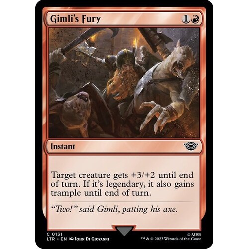 Gimli's Fury - LTR