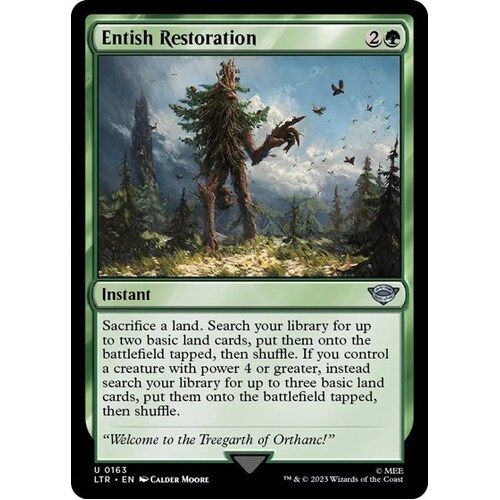 Entish Restoration - LTR