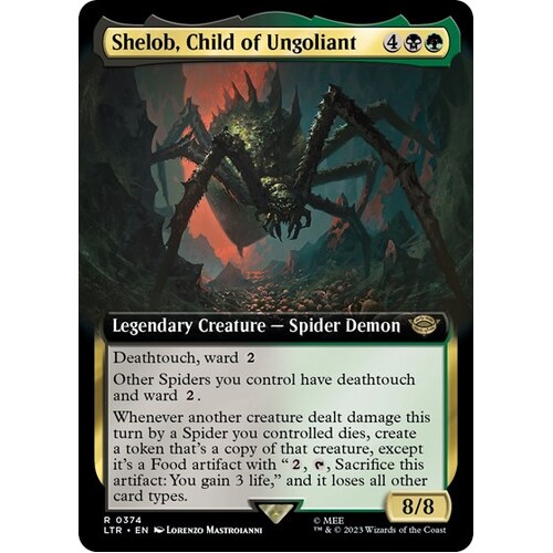 mtg shelob card Shelob, Child of Ungoliant LotR SPIDERS FOOD Magic Custom Commande  CommanderComplete If you are not sure if you like this product or not Shelob, Child of Ungoliant -