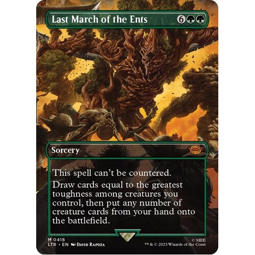 Last March of the Ents (Borderless) - LTR | Decked Out Gaming