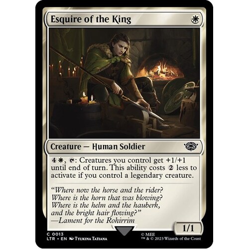 Esquire of the King FOIL - LTR