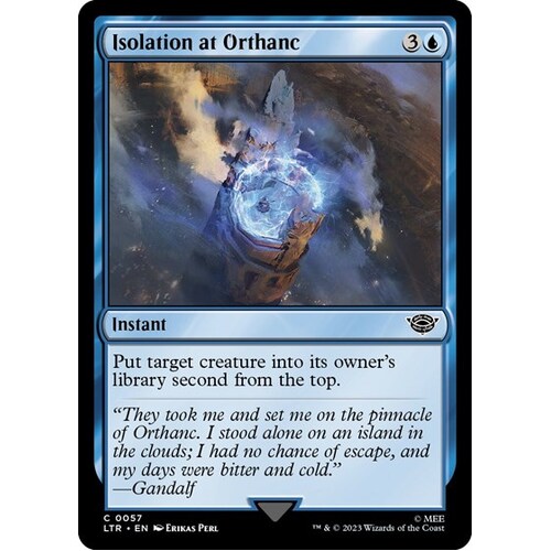 Isolation at Orthanc FOIL - LTR
