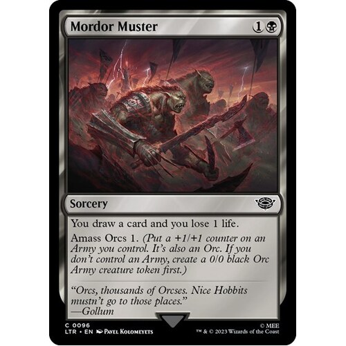 Mordor Muster FOIL - LTR