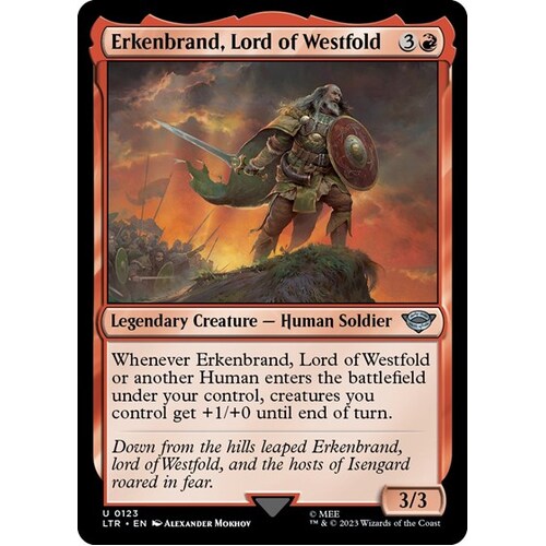 Erkenbrand, Lord of Westfold FOIL - LTR