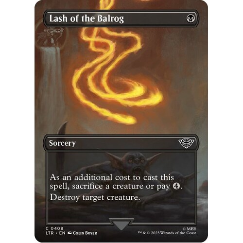 Lash of the Balrog (Borderless) FOIL - LTR