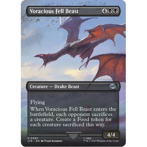 Voracious Fell Beast (Borderless) FOIL - LTR