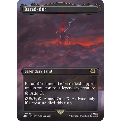 Barad-dur (0425) (Borderless) FOIL - LTR