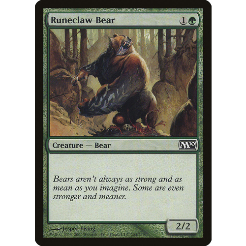 Runeclaw Bear - M10
