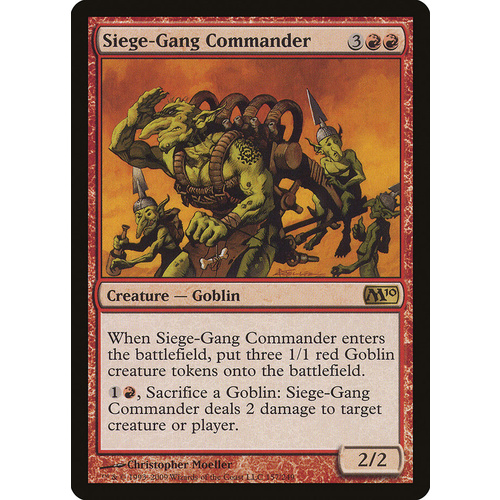 Siege-Gang Commander - M10