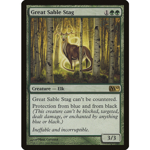 Great Sable Stag - M10