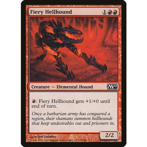 Fiery Hellhound FOIL - M10