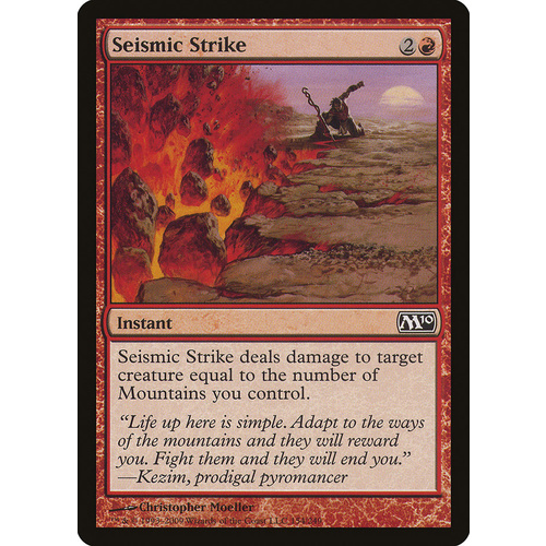 Seismic Strike FOIL - M10