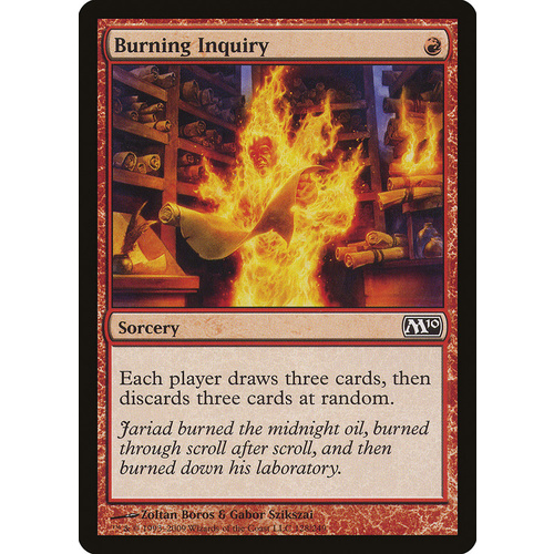 Burning Inquiry FOIL - M10