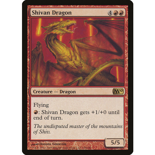 Shivan Dragon FOIL - M10