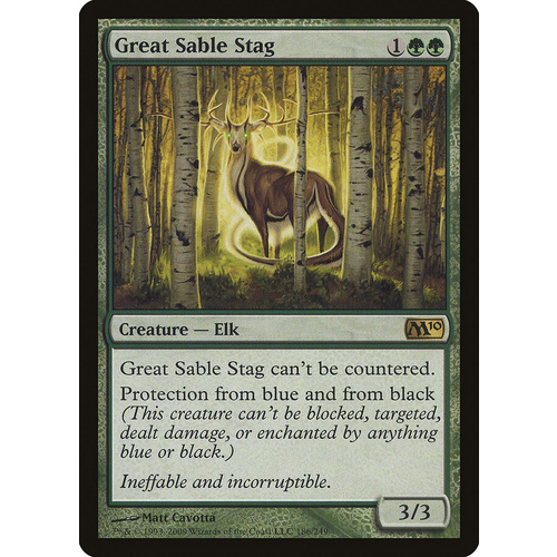 Great Sable Stag FOIL - M10