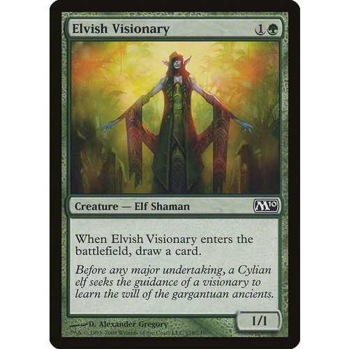Elvish Visionary FOIL - M10
