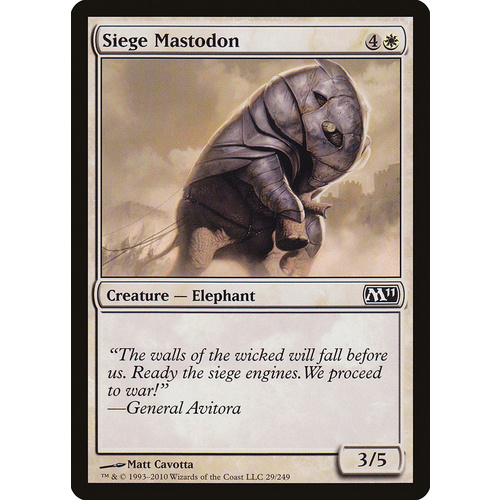 Siege Mastodon - M11