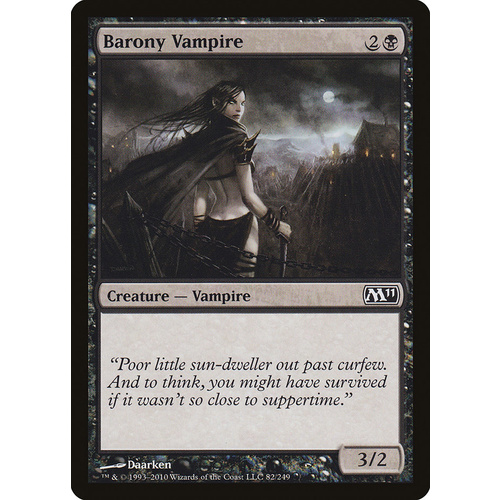 Barony Vampire FOIL - M11