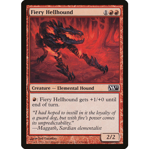 Fiery Hellhound FOIL - M11