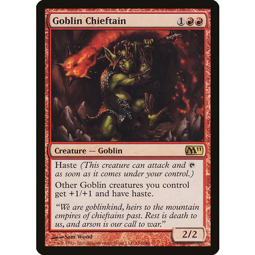 Goblin Chieftain FOIL - M11