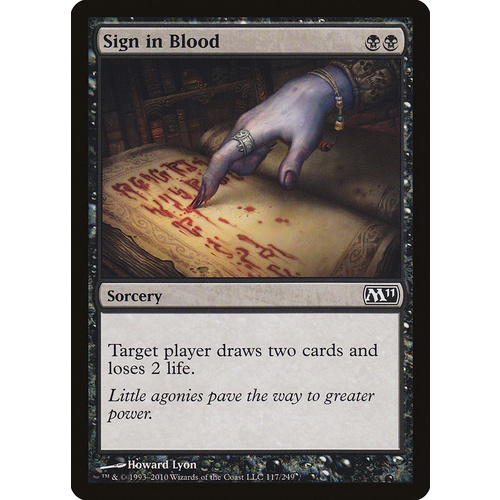 Sign in Blood FOIL - M11