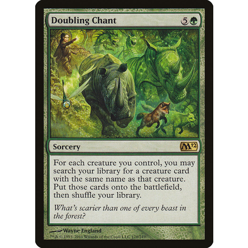 Doubling Chant - M12