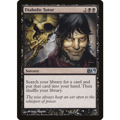 Diabolic Tutor - M12