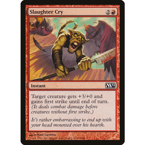 Slaughter Cry - M12
