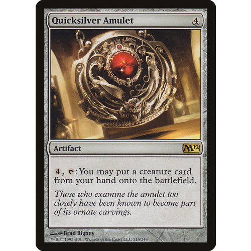 Quicksilver Amulet - M12
