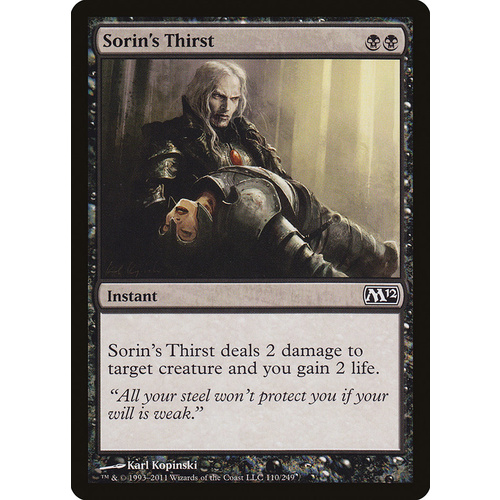 Sorin's Thirst - M12