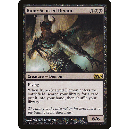 Rune-Scarred Demon FOIL - M12