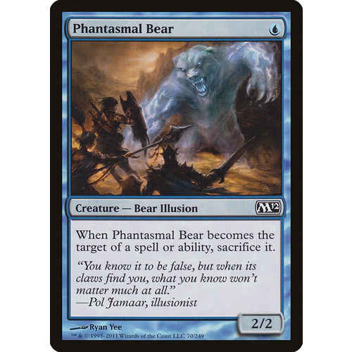 Phantasmal Bear FOIL - M12