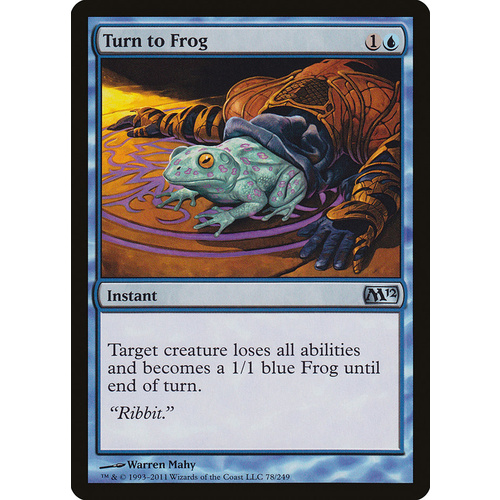 Turn to Frog FOIL - M12