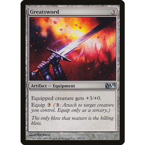 Greatsword FOIL - M12