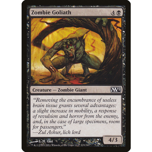 Zombie Goliath FOIL - M12