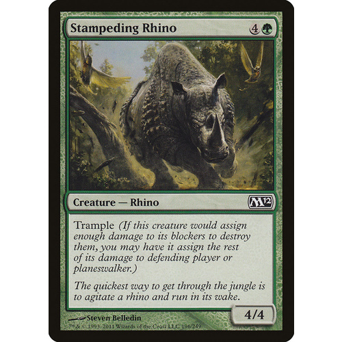 Stampeding Rhino FOIL - M12