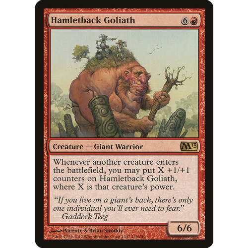 Hamletback Goliath - M13
