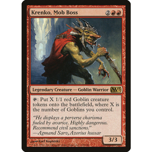 Krenko, Mob Boss FOIL - M13