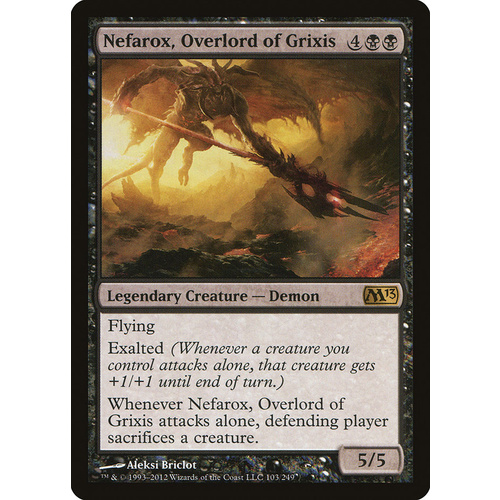 Nefarox, Overlord of Grixis FOIL - M13