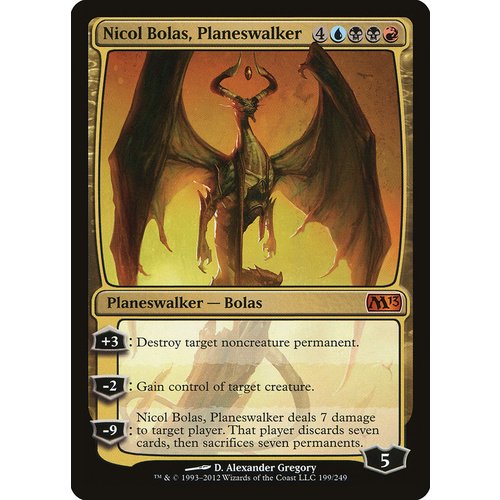 Nicol Bolas, Planeswalker FOIL - M13