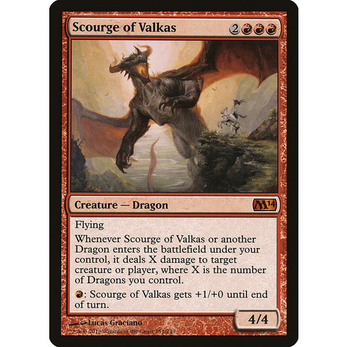 Scourge of Valkas FOIL - M14