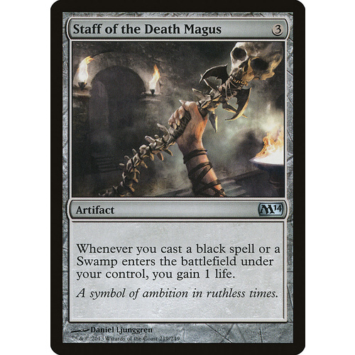 Staff of the Death Magus FOIL - M14