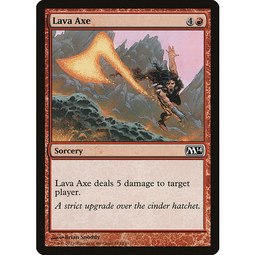 Lava Axe FOIL - M14