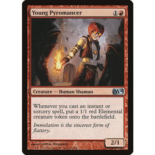 Young Pyromancer FOIL - M14